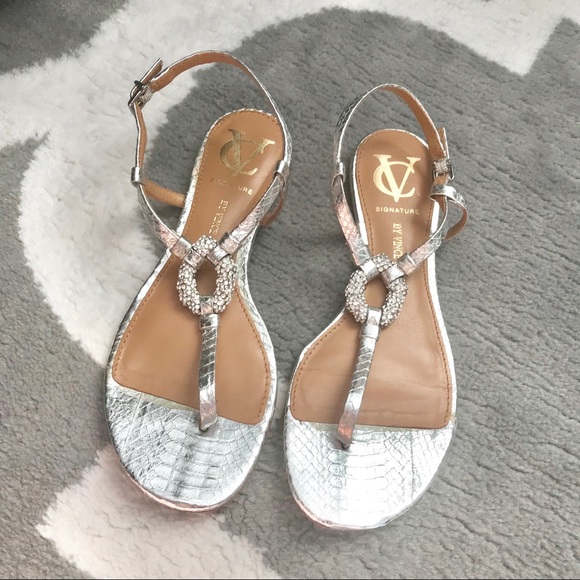 vince camuto jeweled sandals